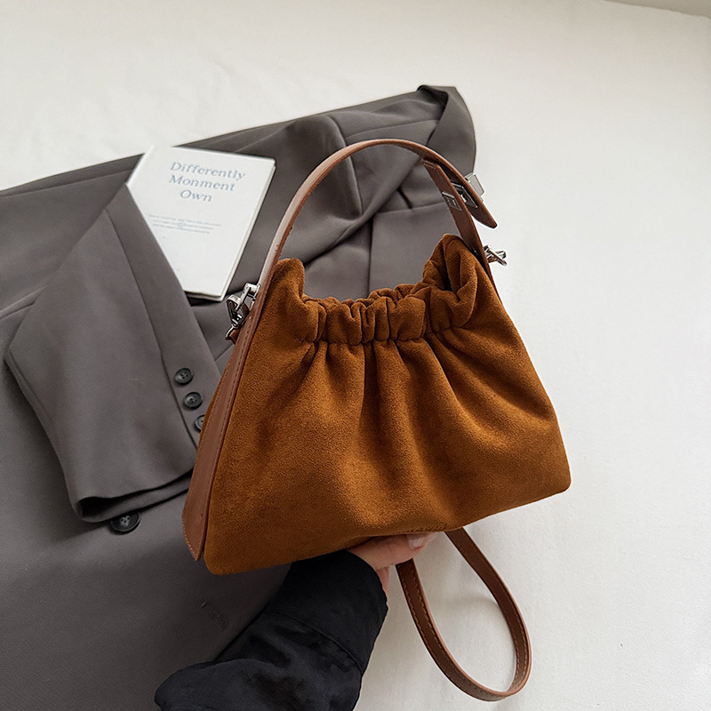 Ženska plisirana torbica preko ramena s dizajnom oblaka, model 2025, svestrana modna torba