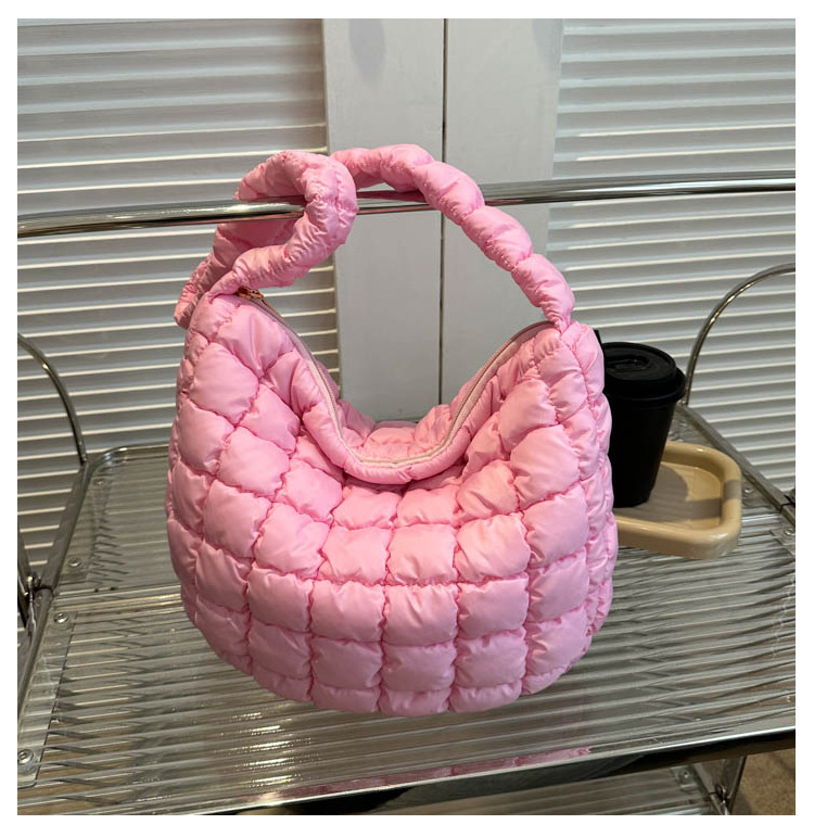 Cloud Tote torba – Srednje veličine, najlon, zatvarač, unutarnja džep sa zatvaračem, ramena ili crossbody remen