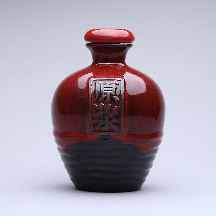 Vas ceramic pentru vin cu capac, recipient din lut sigilat pentru uz casnic, recipient gol, stil antic, 12,5 kg