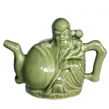 Vas ceramic pentru uz casnic cu gură dublă, în stil chinezesc nou