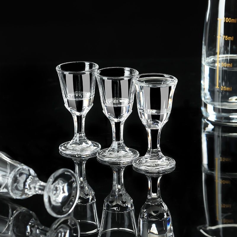 Jianlu 100 ml dozator de vin din sticlă transparent, set de turnare – sticlă întărită, stil japonez