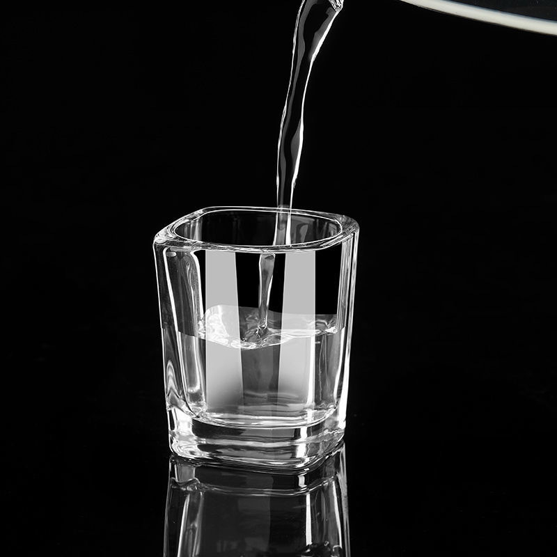 Jianlu 100 ml dozator de vin din sticlă transparent, set de turnare – sticlă întărită, stil japonez