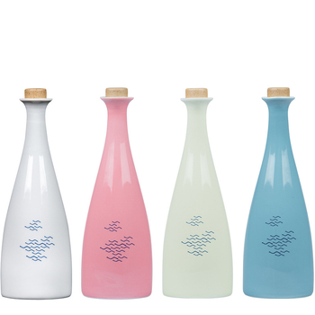 Sticlă ceramică pentru băuturi, 500 ml, design creativ, sticla goală