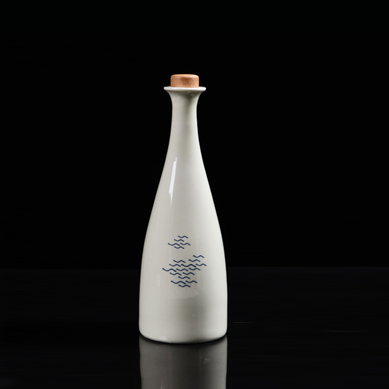 Sticlă ceramică pentru băuturi, 500 ml, design creativ, sticla goală