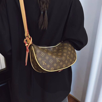 Polumjesečna retro torba za jesen-zimu, ženska crossbody torba visoke kvalitete