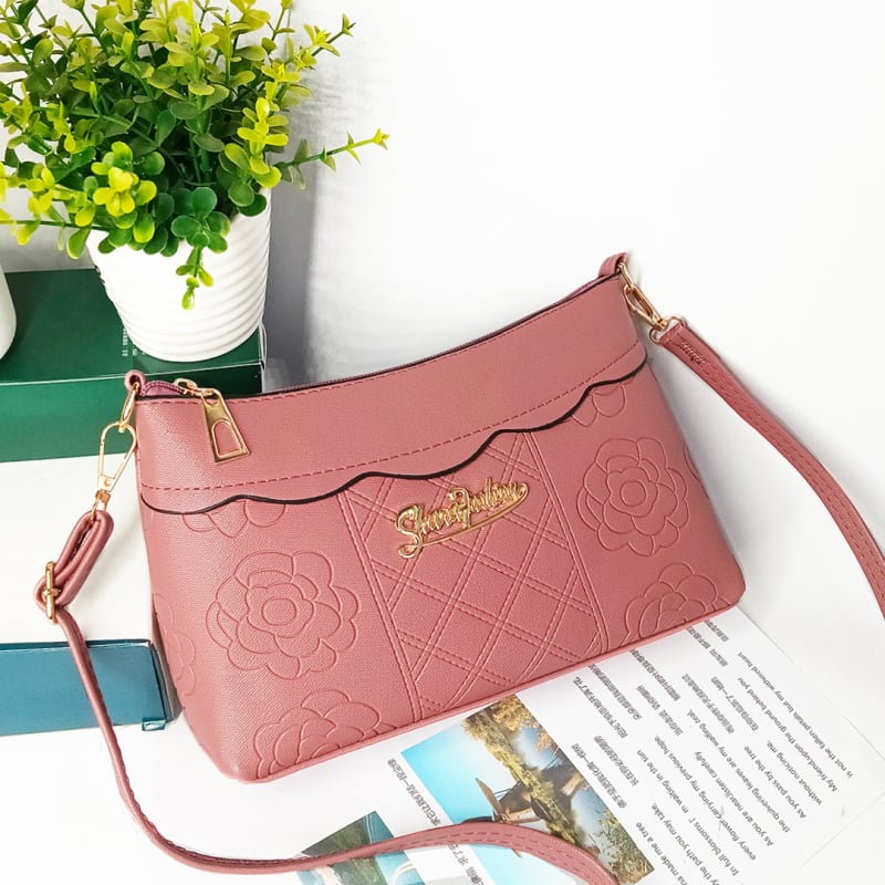 Ženska polumjesna torba od PU, 2025 jesen-zima, mala veličina, ramena i crossbody