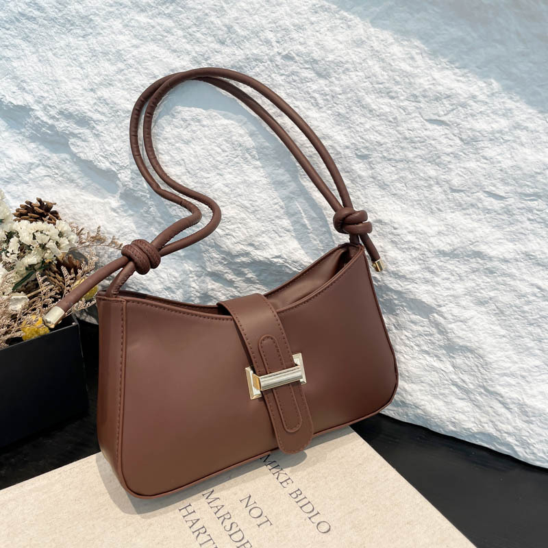 PU ženska torbica 2025 proljeće – teksturirani hardver, torba za rame ili crossbody, moderna svakodnevna torbica
