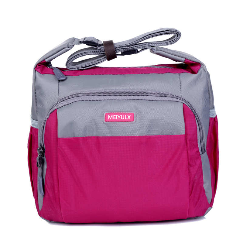 Unisex nylon torbica za nošenje preko ramena, za putovanja i sport, svakodnevna za učenike, s otiskom logotipa