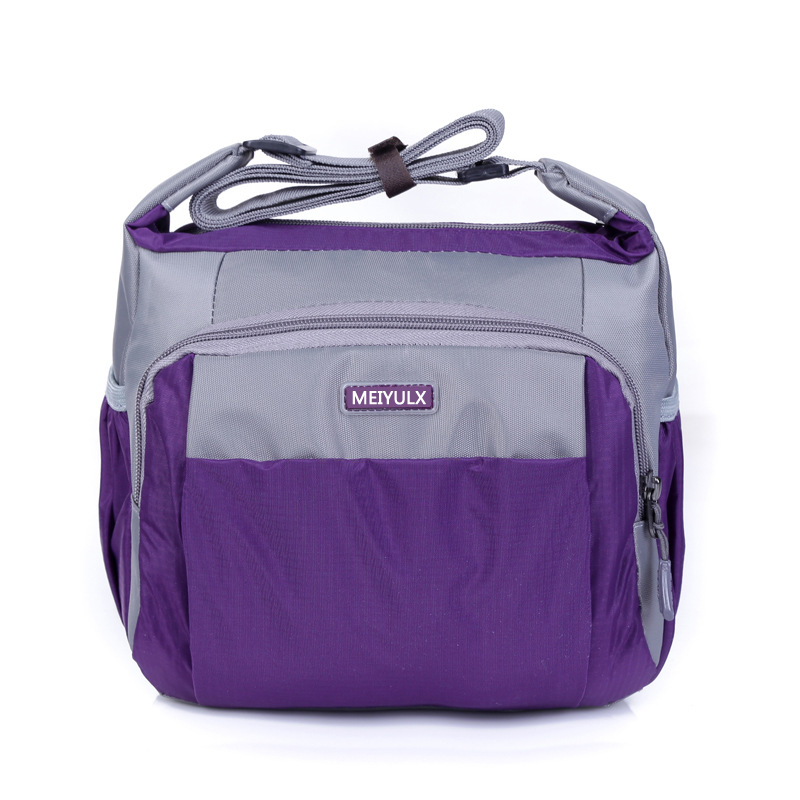 Unisex nylon torbica za nošenje preko ramena, za putovanja i sport, svakodnevna za učenike, s otiskom logotipa