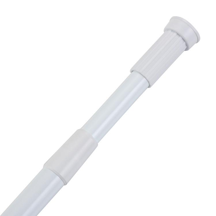 Bară de duș telescopică, fără găuri, pentru separare uscat-umedă