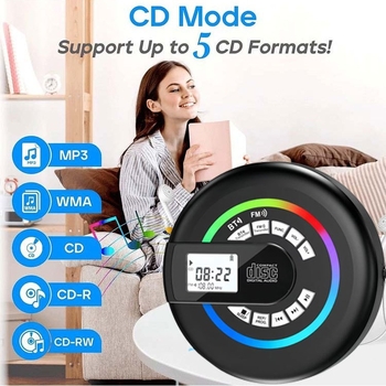 CD плеър с Bluetooth говорител, MP3, английски езиков повторител, модел Cd-36