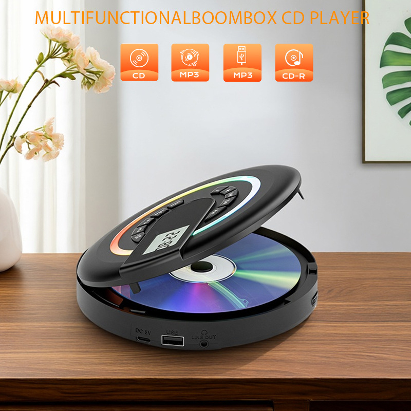 CD плеър с Bluetooth говорител, MP3, английски езиков повторител, модел Cd-36
