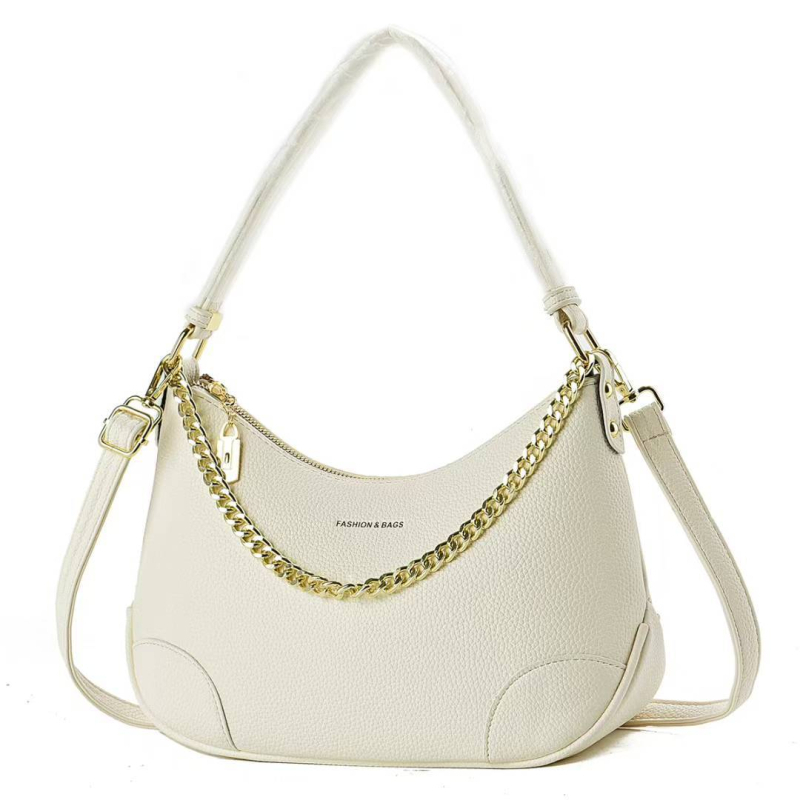Ženska ljetna torbica preko ramena, mala crescent forma, casual crossbody, džepovi za telefon i identifikacijsku karticu, zatvarač