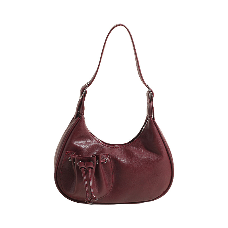 Francuska nišna moda za žene — Crescent torba za pazuh, elegantna crossbody torba od PU, gradski stil