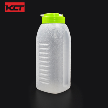 Recipient plastic rezistent la temperaturi înalte, 1,2 L, albastru, pentru băuturi, ceai cu lapte și suc; cafenele și restaurante