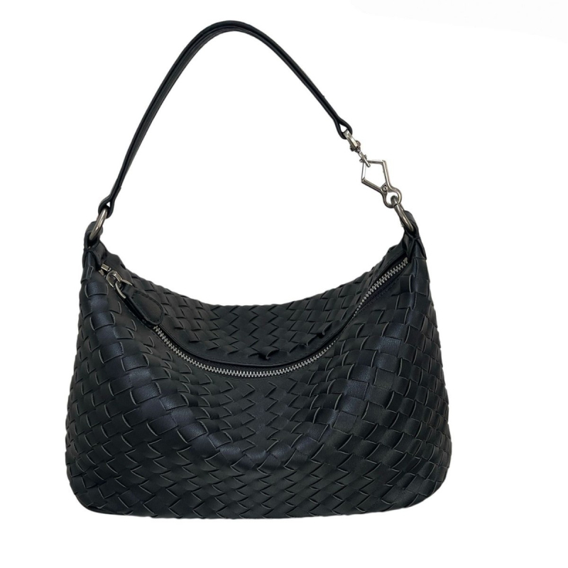 Ženska torba u novom stilu, ručno pletena, polumjesnat oblik, preko ramena ili crossbody, visoke kvalitete, svestrana modna torba