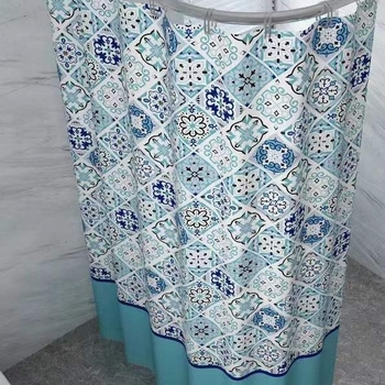 Perdea de baie din poliester, impermeabilă și rezistentă la mucegai, perdea de separare pentru toaletă, perdea de duș, personalizabilă