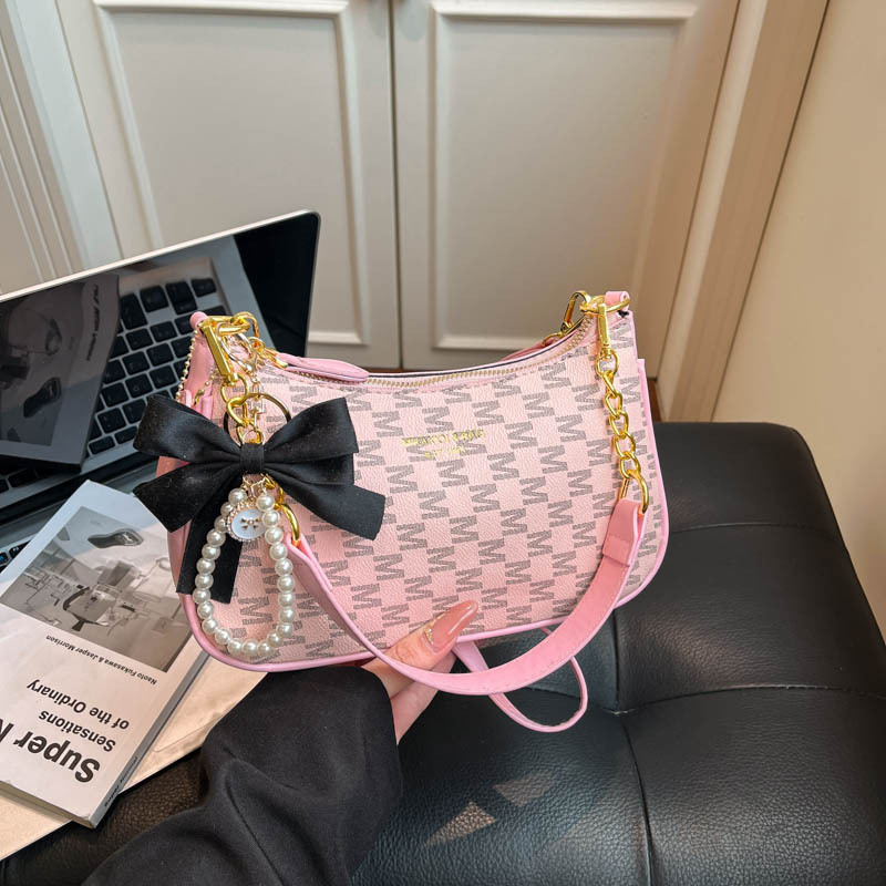 Modna ženska torbica s polumjesekom, 2026 – podlaktna i crossbody na ramenu, europsko-retro dizajn