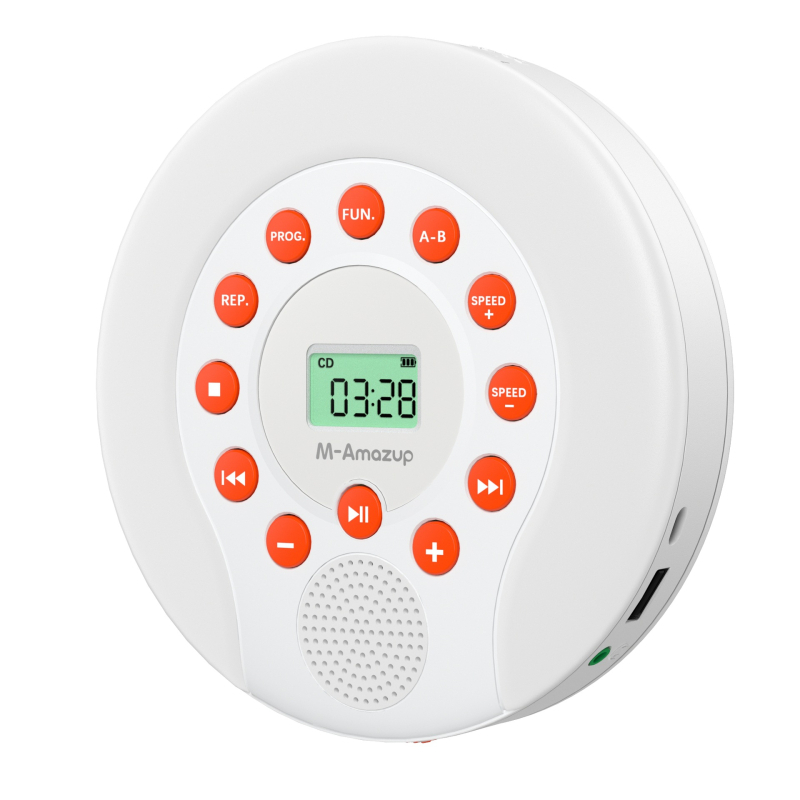 CDP-3030 мини CD плеър с USB, MP3/CD възпроизвеждане, преносим диск плеър с функция за повторение
