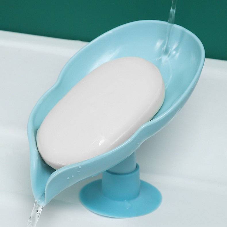 Suport pentru săpun cu formă de frunză pentru baie