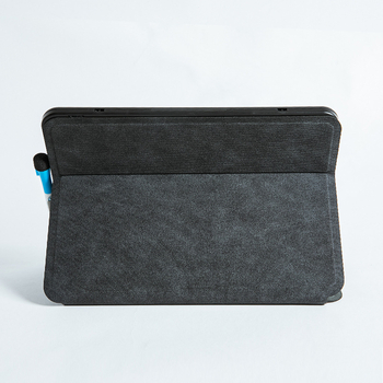 Funi tablă magnetică de birou din piele, pliabilă, cu două fețe, albă, 21,5 × 30,5 cm