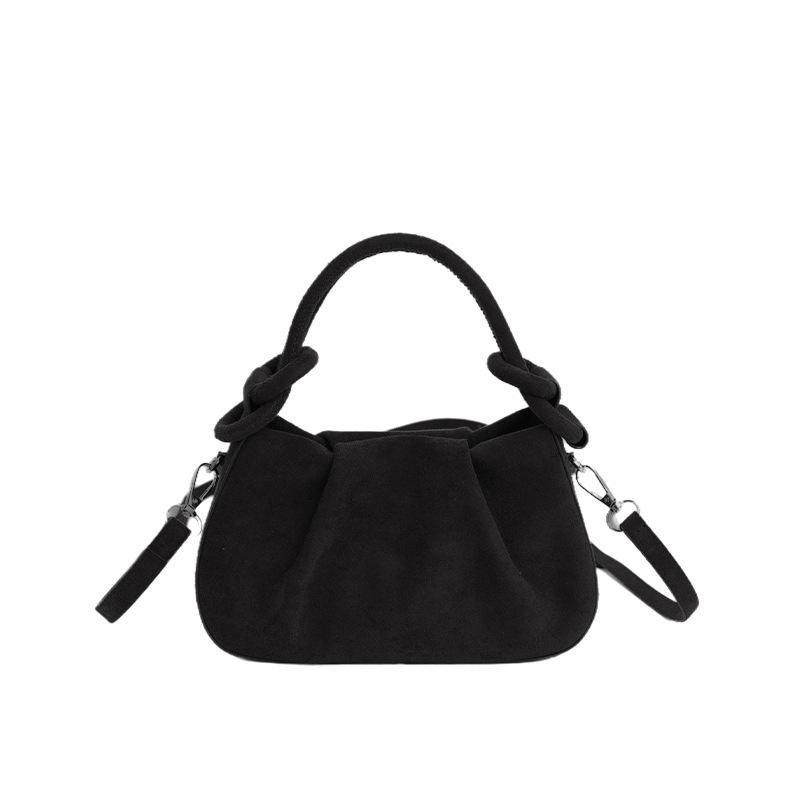 Ženska crossbody torbica od velura, retro, mala kvadratna torbica, proljeće 2026