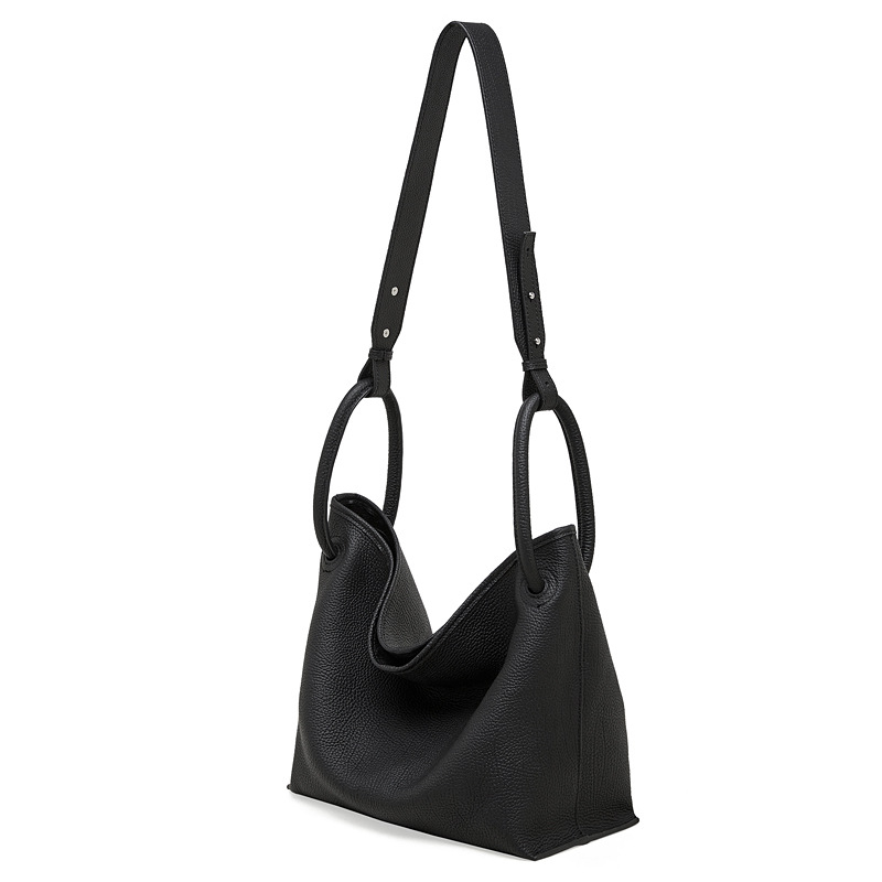 Bucket torba od prve kvalitne teleće kože, 2026 novi minimalistički stil, ženska kožna torba za svakodnevnu upotrebu, ručna i crossbody