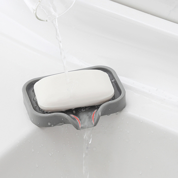 Suport de săpun din silicon cu pad de drenaj pentru baie, în stil japonez