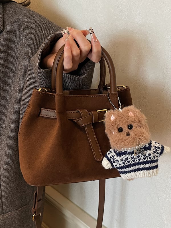 Ženska PU kožna bucket torba, korejskog retro stila, 2026 novi model