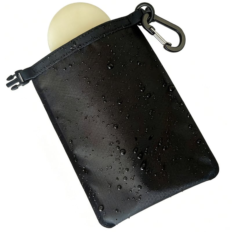 Sac de săpun impermeabil, uscare rapidă, din TPU nylon, cutie de săpun portabil pentru baie și drumeții în aer liber