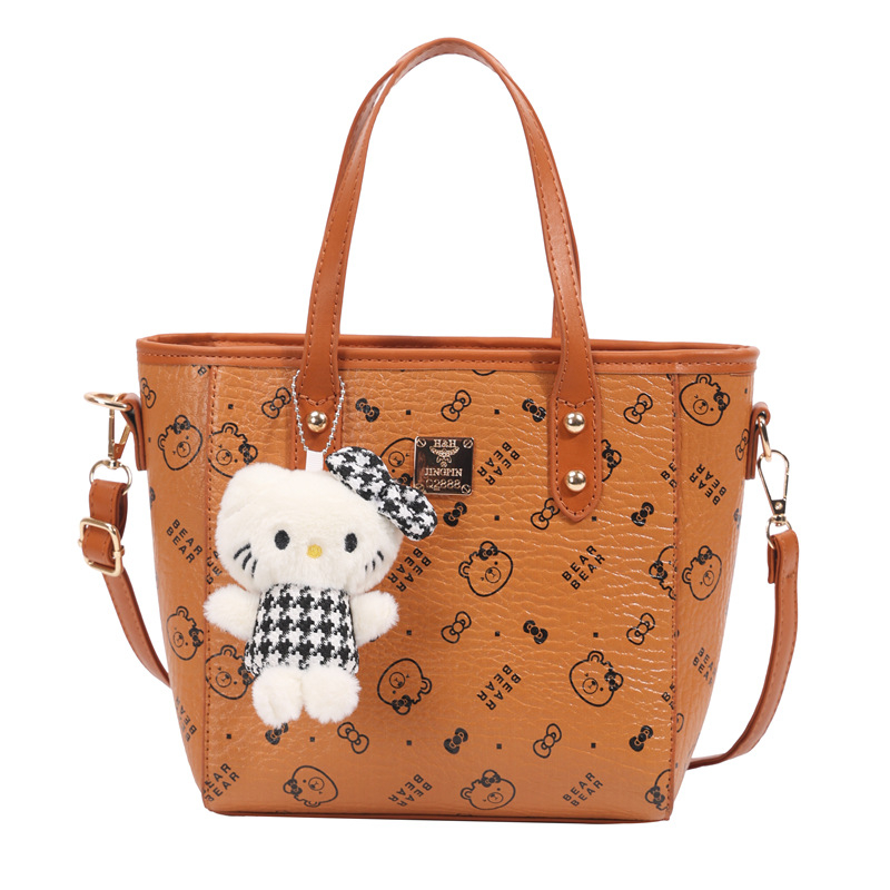 Korejski stil bucket bag s crossbody naramenom, kvadratnog oblika, PU koža, svakodnevna upotreba, džep za telefon i ID karticu, proljetni model 2026
