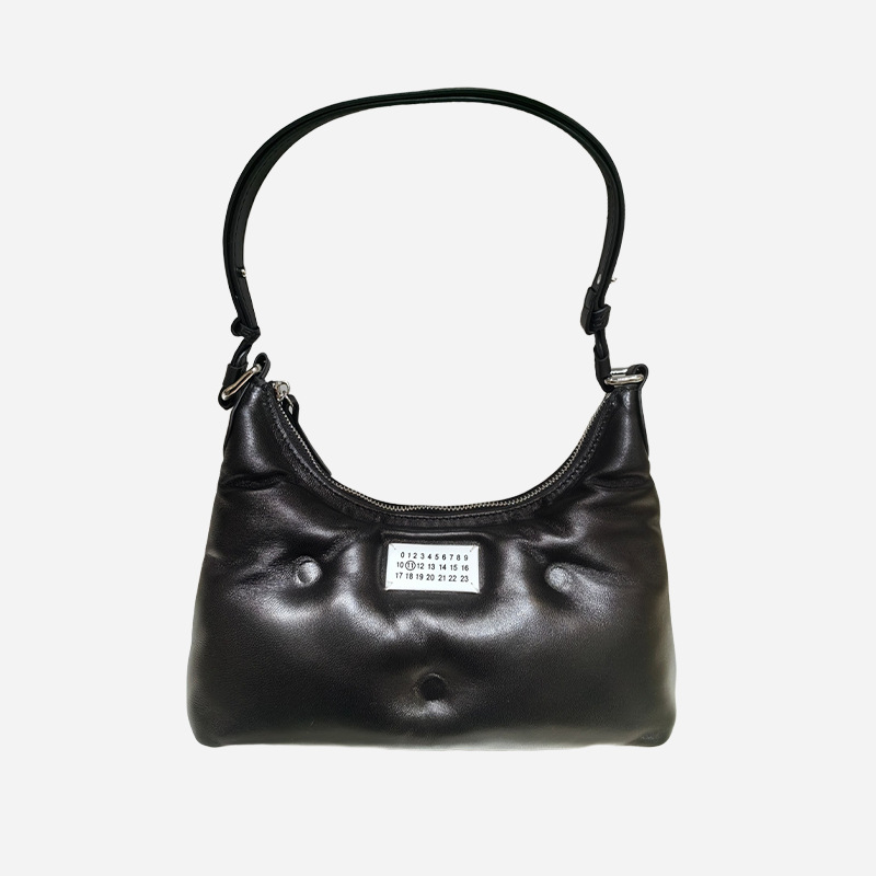 2025 nova plisirana ženska torbica od pamuka, jedinstven dizajn, stil oblaka ispod pazuha, casual i svestrana crossbody torba s ovčjom kožom
