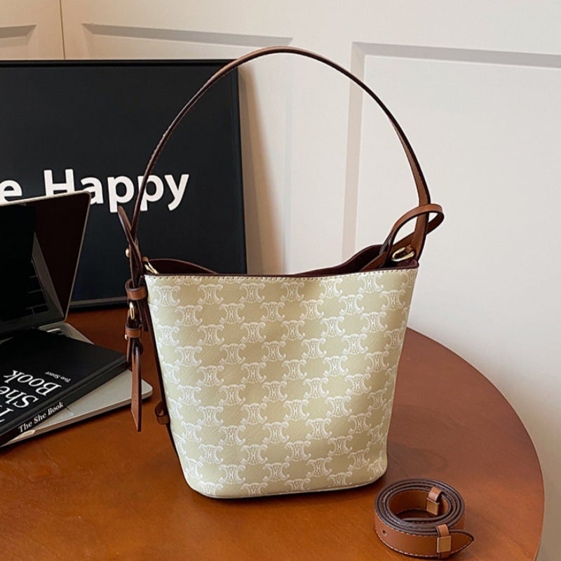 2026 Nova tiskana torbica majka-kćerka, svestrana bucket torbica za žene, retro svakodnevna torba preko ramena ili crossbody