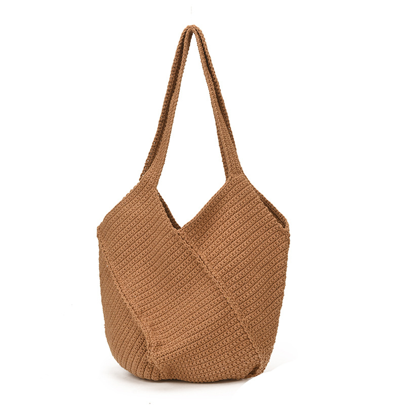 Nova pletena torba za ramena i za ruku, etničkog stila, crossbody torba od pletene trave, velika kapaciteta za plažu
