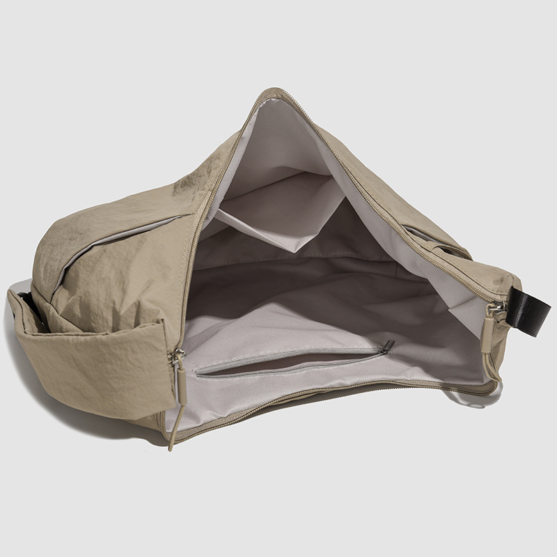 Ženska crossbody torbica u obliku polumjeseca, dumpling stil, Oxford tkanina, proljeće 2026
