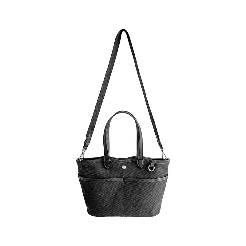 Platnena tote torba za žene, korejskog stila, velika kapaciteta, nošenje u ruci, preko ramena ili crossbody