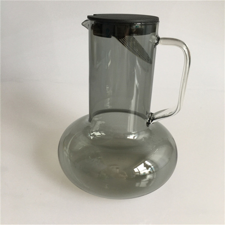 Fierbător de apă pentru apă rece, inspirație Nordic, sticlă borosilicat, rezistentă la temperaturi, sferic, capacitate mare
