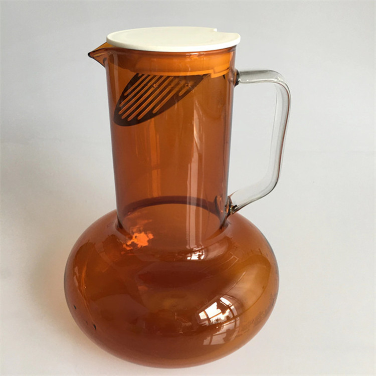 Fierbător de apă pentru apă rece, inspirație Nordic, sticlă borosilicat, rezistentă la temperaturi, sferic, capacitate mare