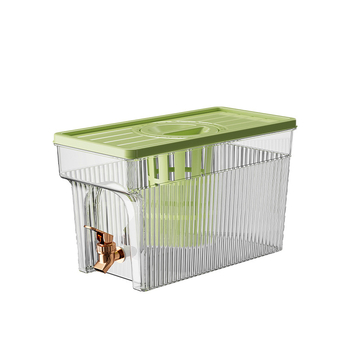 Recipient pentru băuturi cu robinet, din plastic PC, pentru sucuri și apă rece, uz casnic