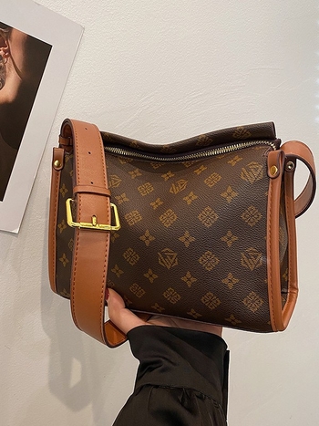 PU kožna ženska torba, mala kvadratna, preko ramena i crossbody, teksturirana, lagani luksuz, proljeće 2025