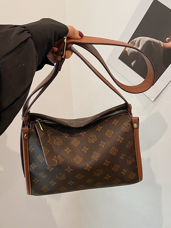 PU kožna ženska torba, mala kvadratna, preko ramena i crossbody, teksturirana, lagani luksuz, proljeće 2025
