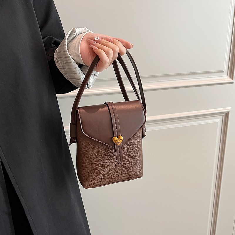 Ženska torbica za rame, 2025 jesen-zima, moderni mini kvadratna vertikalna torba za mobitel, crossbody stil