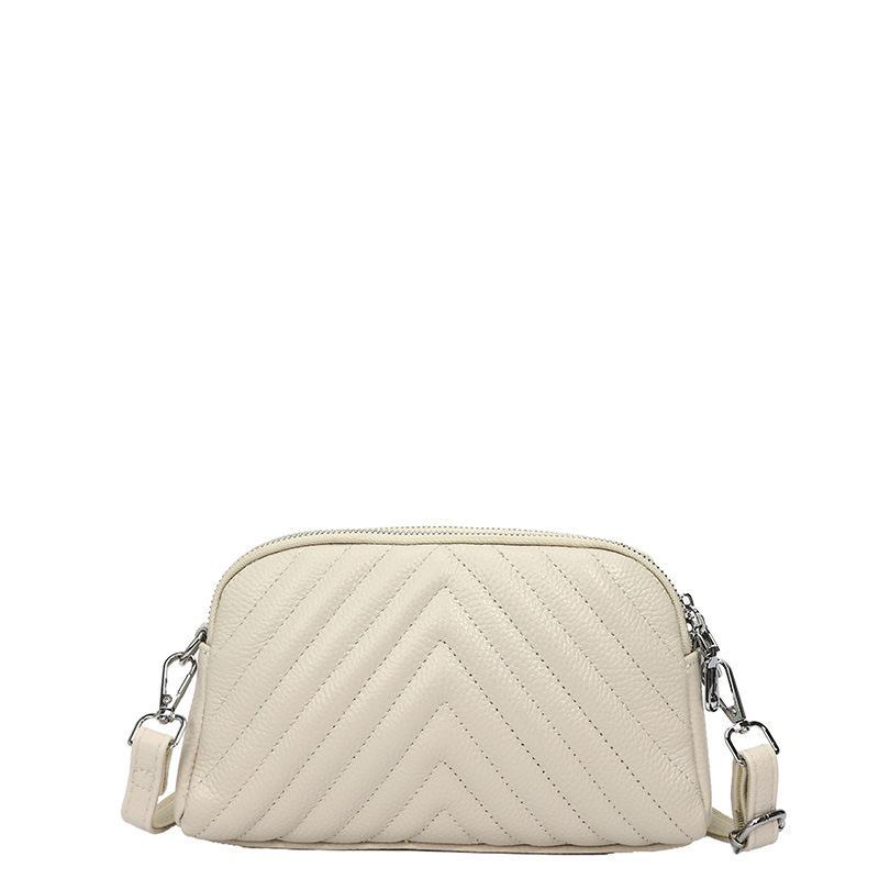 Ženska torbica od vrhunsku goveđe kože s dijamantnim prešivanjem, crossbody torbica preko ramena, 2025 nova moda, srednja veličina, veliki kapacitet