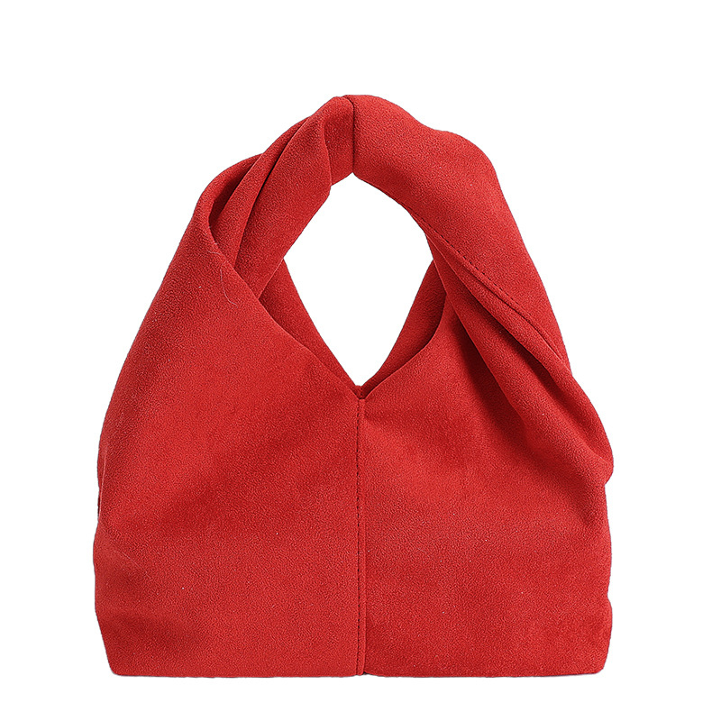 Ženska torbica od velūra za rame, korejskog stila, minimalistička retro elegancija, visokokvalitetna moda, svestrana za svakodnevnu uporabu