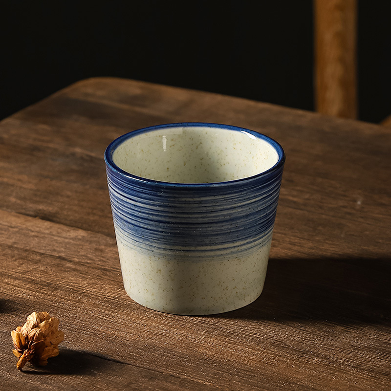 Ceașcă mică de ceai din ceramică cu capac și farfuriu, ceai Kung Fu, stil chinezesc, lux ușor retro