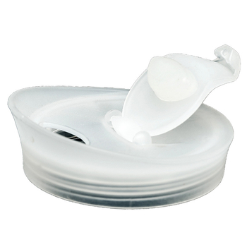 Capac pentru cană de apă rece din PP, filtru din oțel inoxidabil 304, design în dungi