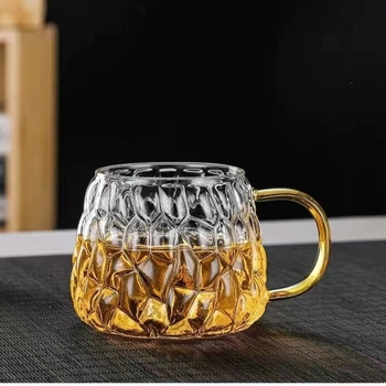 Ceainic rece din sticlă borosilicată, în stil nordic, pentru apă rece și ceai floral, capacitate mare