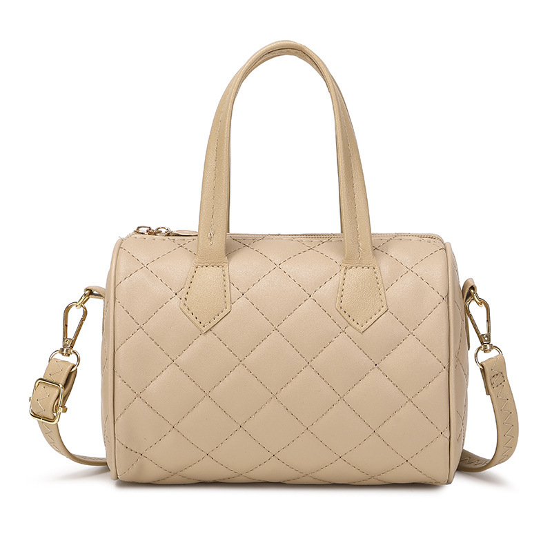 Ženska torbica u obliku jastuka s dijamantnim prešivanjem, jednofarbna, svakodnevna crossbody torba