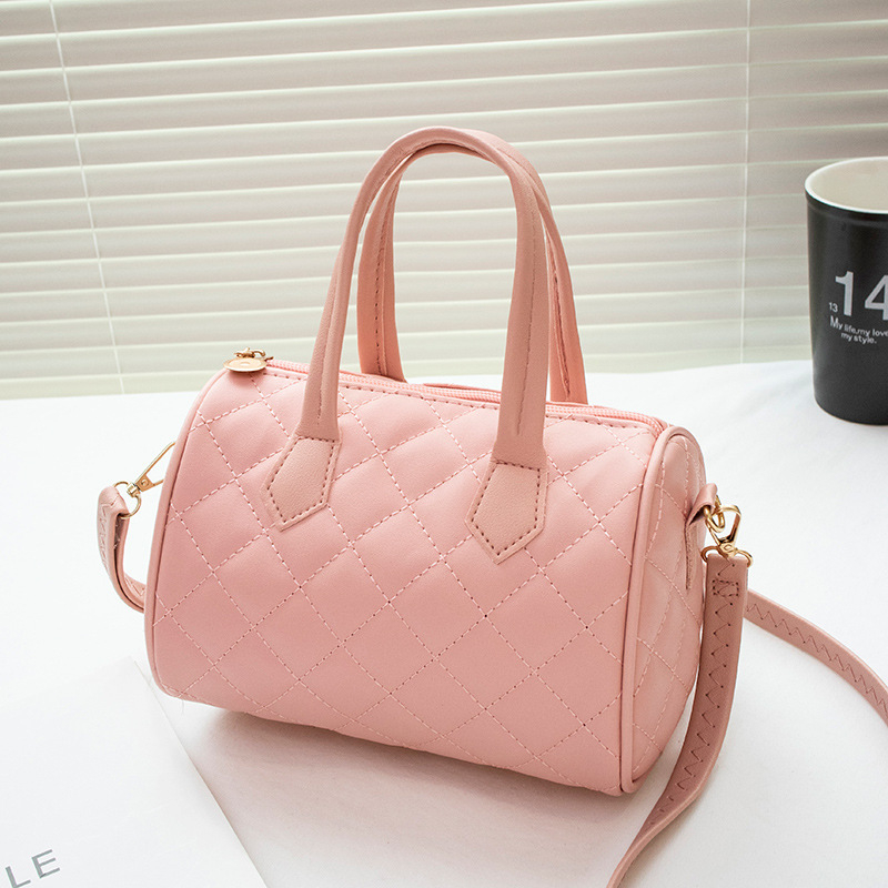 Ženska torbica u obliku jastuka s dijamantnim prešivanjem, jednofarbna, svakodnevna crossbody torba