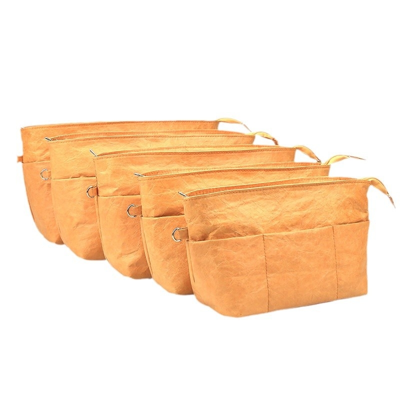 Red Tadpole DuPont Paper Geantă de cosmetică pentru femei ultra-ușoară, impermeabilă, multifuncțională, cu organizator interior pentru tote